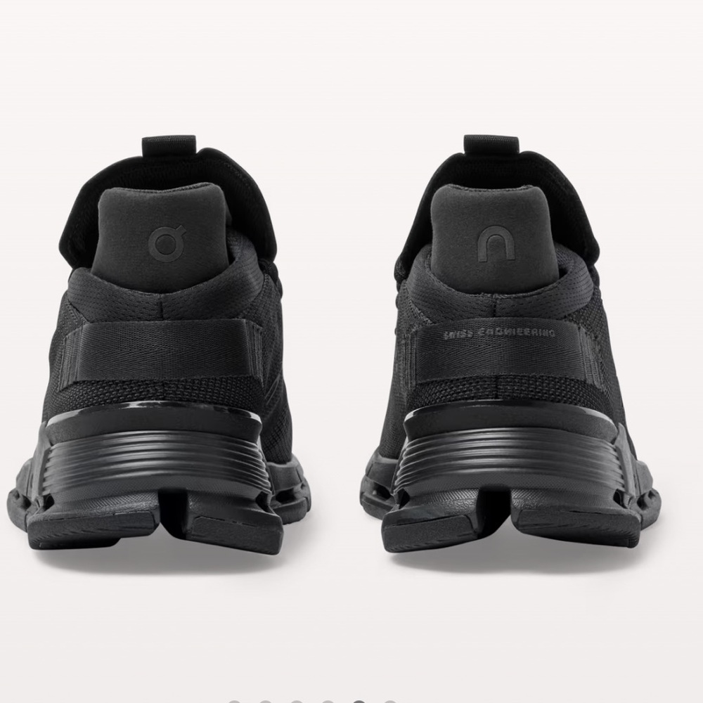 On Running Woman’s Black Athletic Shoes - Picture 3 of 5